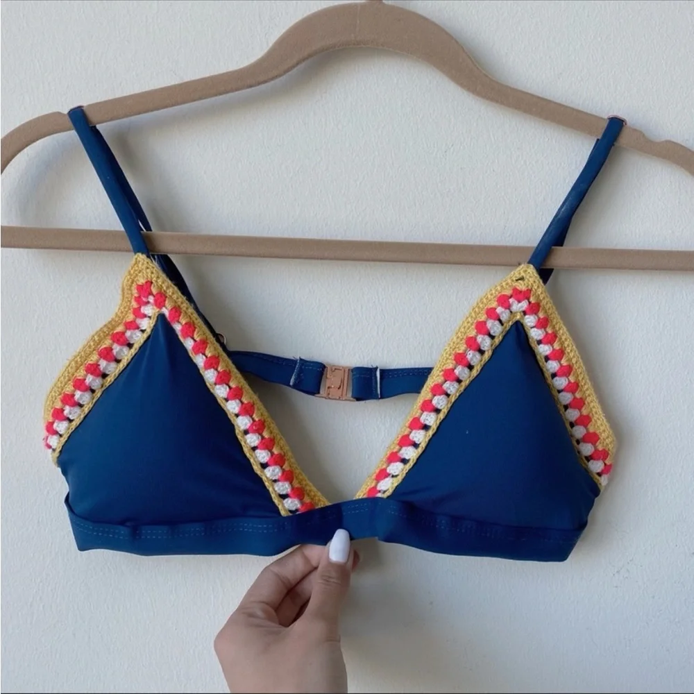 Crochet Knit Bikini Top